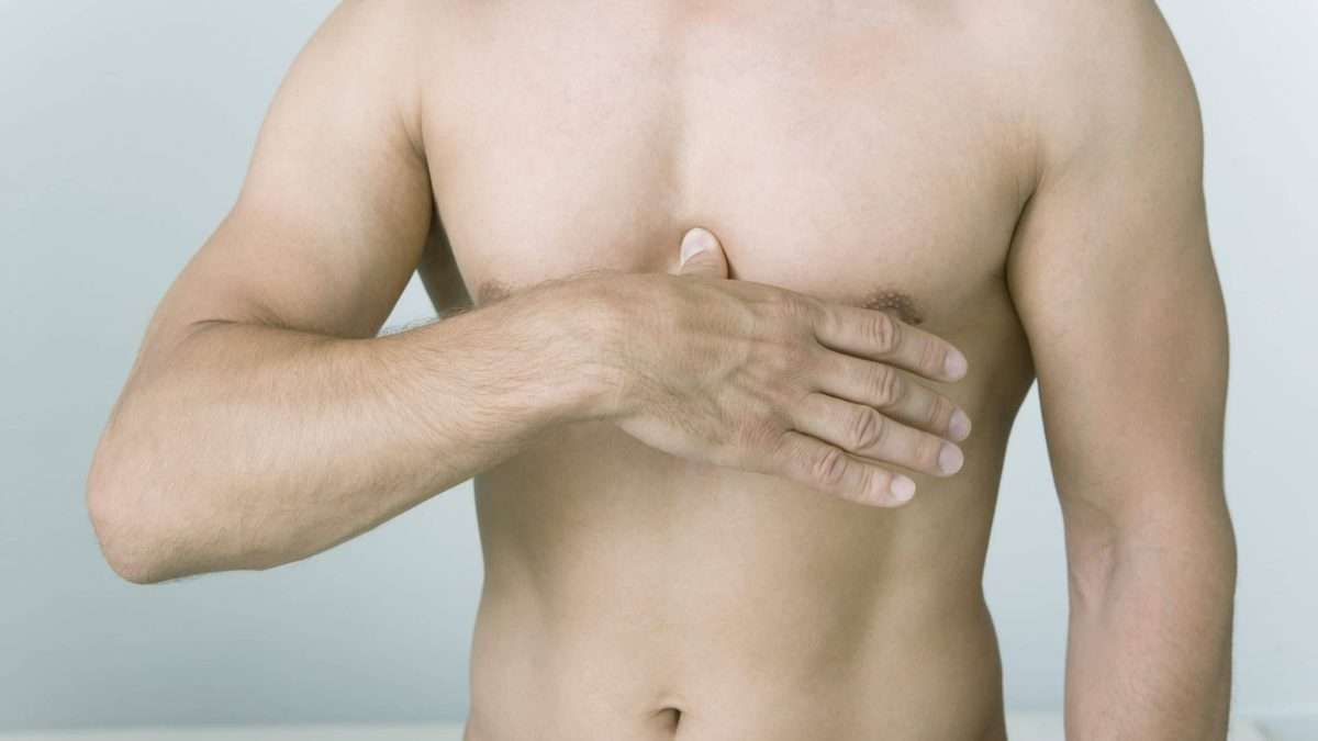 solution creux gynecomastie